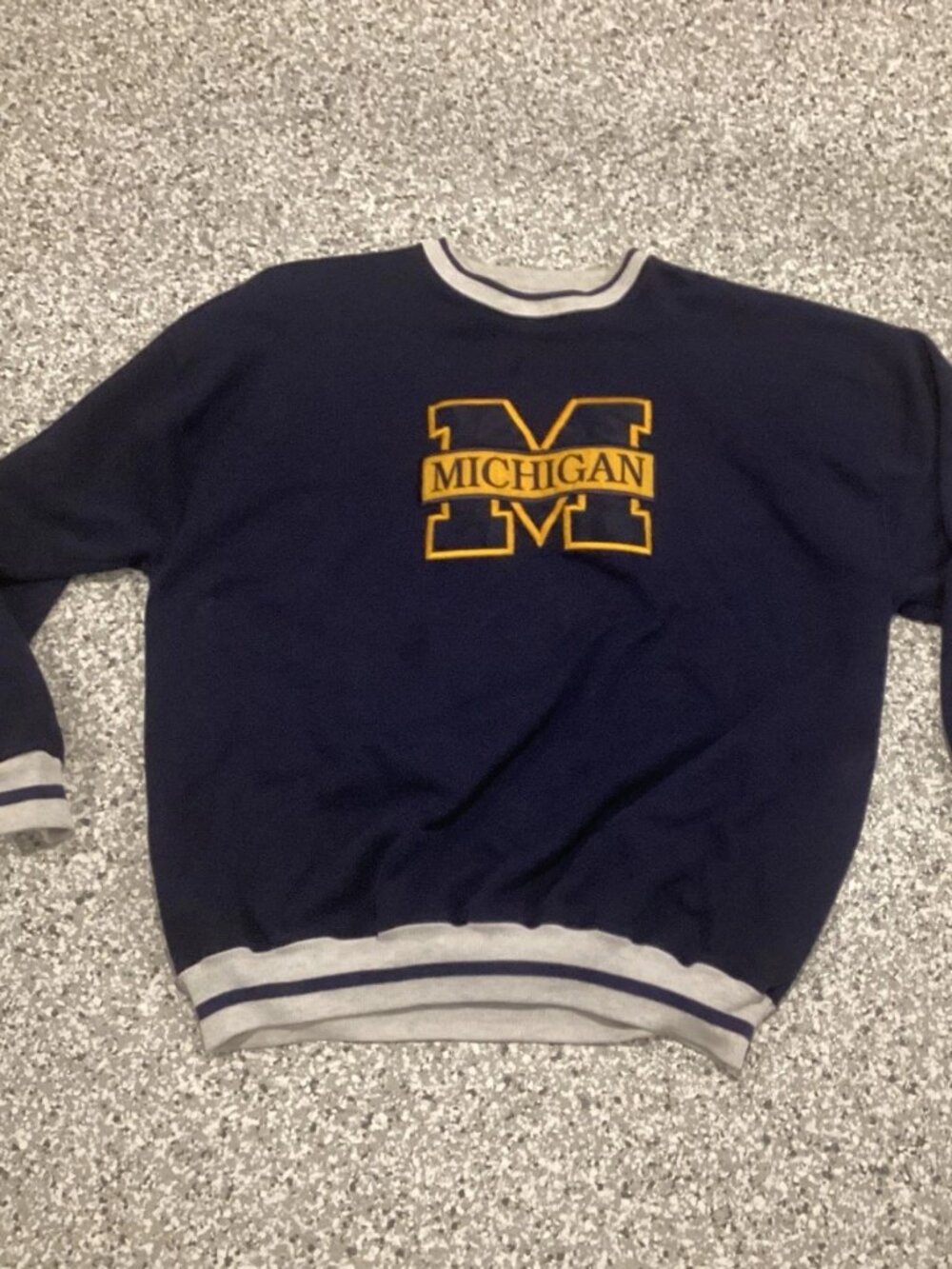 VTG Michigan Wolverines Crable Sportswear Sweatshirt Made In USA Adult XXL
